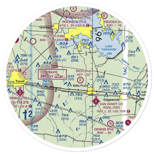 McBee Field (2TS9) VFR Sectional Sticker (30 mile)