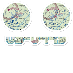 Lakeview Airport (69KY) VFR Sectional Sticker Pack