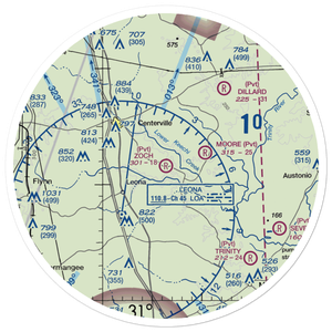 Zoch Airport (70TA) VFR Sectional Sticker (30 mile)
