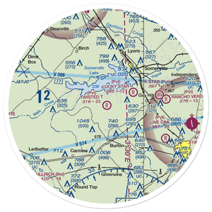 Twisted T Field (TA42) VFR Sectional Sticker (30 mile)
