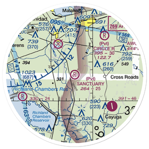 Sanctuary Ranch Airport (7TS4) VFR Sectional Sticker (20 mile)