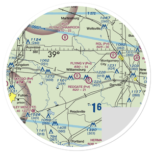 Flying V Ranch Airport (10MO) VFR Sectional Sticker (30 mile)