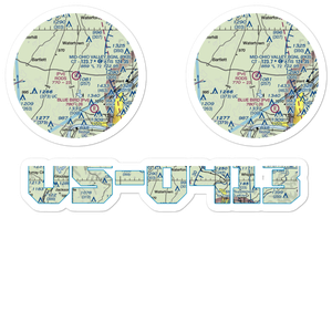 Rod's Sod Airport (OH55) VFR Sectional Sticker Pack