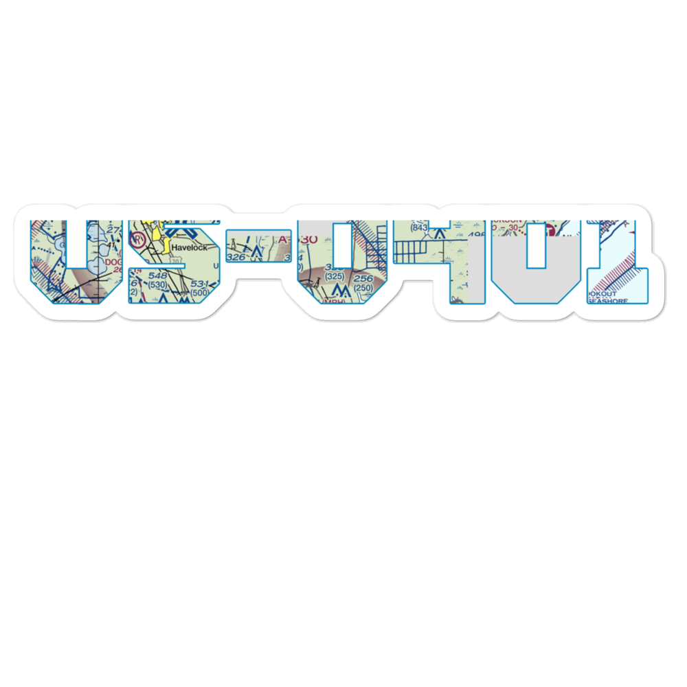 Dead Cow Field (05NC) VFR Sectional Sticker 