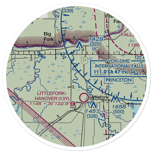 West Wind Airport (MN23) VFR Sectional Sticker (20 mile)