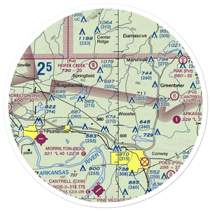 Mallets Field (MALLETT) VFR Sectional Sticker (30 mile)