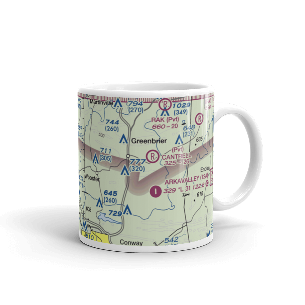 Mallets Field (MALLETT) VFR Sectional  Mug 