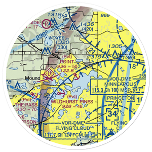 Point Seaplane Base (11MN) VFR Sectional Sticker (20 mile)