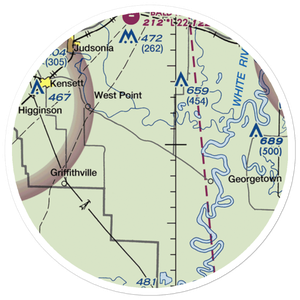 Barbers Lake Field (BARBERL) VFR Sectional Sticker (20 mile)