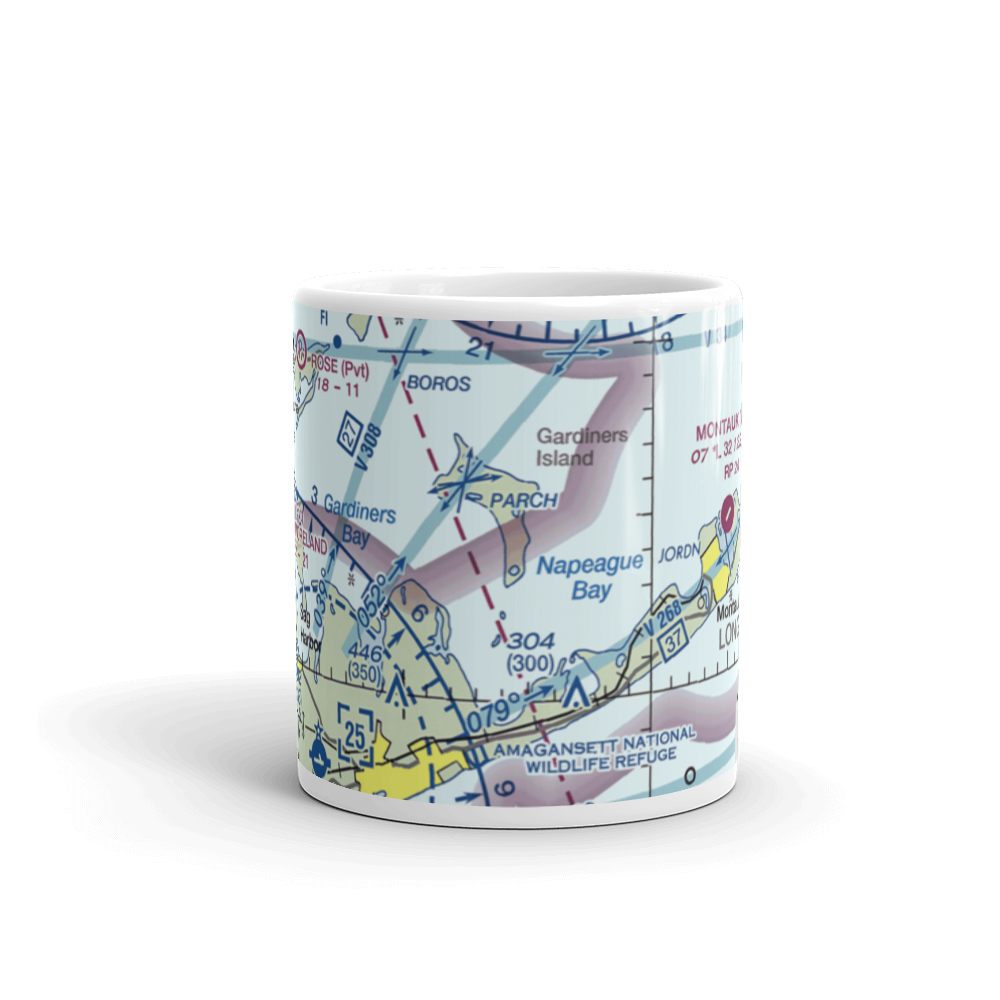 Gardiners Island Landing Field (US-0268) VFR Sectional  Mug 