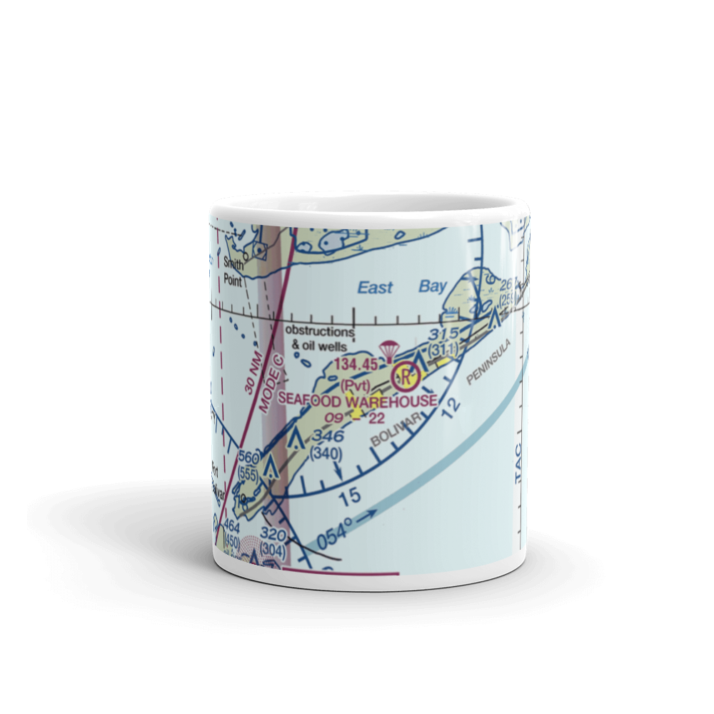 Tiki Island (US-0265) VFR Sectional  Mug 