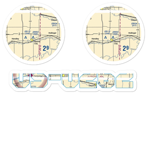 Hewetts Airport (US-0262) VFR Sectional Sticker Pack
