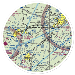 BHH Aviation Airport (38NC) VFR Sectional Sticker (30 mile)