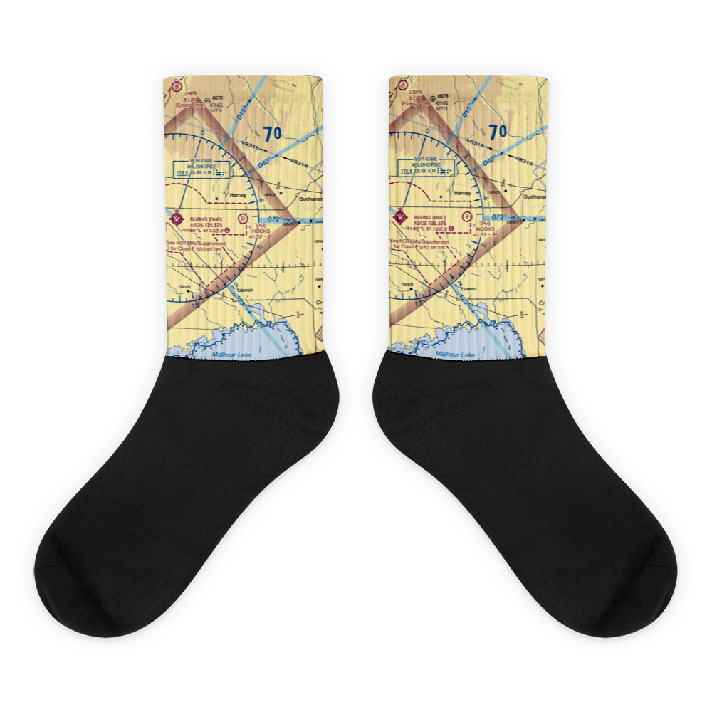 Hooks Strip Airport (OR32) VFR Sectional Socks 
