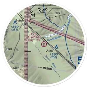 Jalapeno Ranch Airport (62AZ) VFR Sectional Sticker (20 mile)