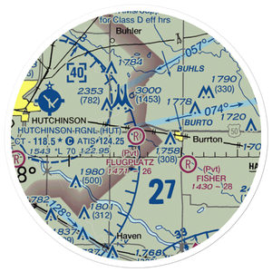 Flugplatz Airport (30KS) VFR Sectional Sticker (20 mile)