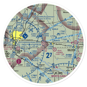 Flugplatz Airport (30KS) VFR Sectional Sticker (30 mile)