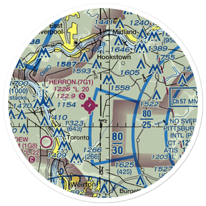 Stateline Airport (29PA) VFR Sectional Sticker (20 mile)