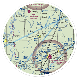 Stans Field (STANS) VFR Sectional Sticker (30 mile)