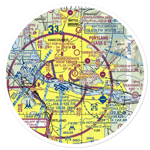 Evergreen North-South Airpark (WA81) VFR Sectional Sticker (30 mile)