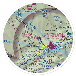 Nils Seaplane Base (96PA) VFR Sectional Sticker (20 mile)