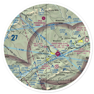 Nils Seaplane Base (96PA) VFR Sectional Sticker (30 mile)