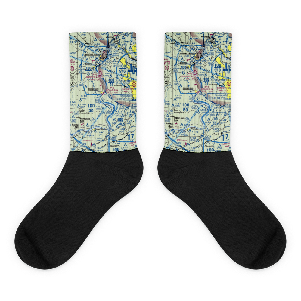 Rising Sun Seaplane Base (67IN) VFR Sectional Socks 