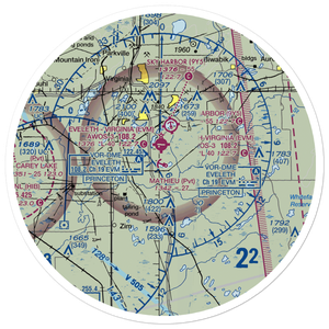 Mathieu Landing Seaplane Base (MN29) VFR Sectional Sticker (30 mile)