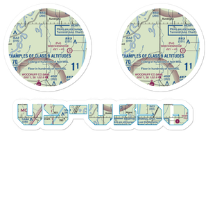 Tupelo Field (TUPELO) VFR Sectional Sticker Pack