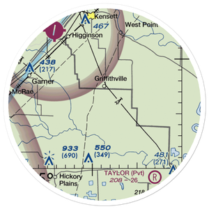 McConnaughhay's Field (KENS) VFR Sectional Sticker (20 mile)