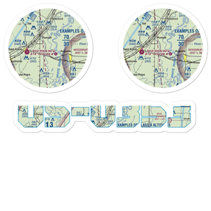 Buds Field (BUDS) VFR Sectional Sticker Pack