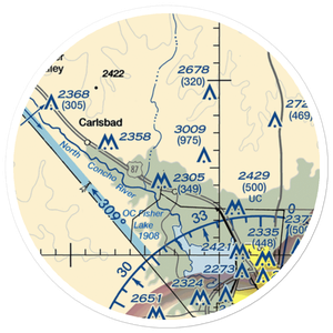 In the Air Boys (US-0339) VFR Sectional Sticker (20 mile)