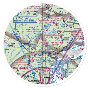 Brown's Homestead Airport (95AK) VFR Sectional Sticker (30 mile)