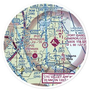 Reynolds Ranch Airport (73TA) VFR Sectional Sticker (20 mile)