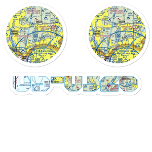 Lake Keystone Seaplane Base (57FL) VFR Sectional Sticker Pack