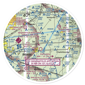 Ronnie Cole Airstrip (US-0319) VFR Sectional Sticker (30 mile)