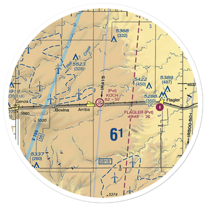 Koch Field (7CO4) VFR Sectional Sticker (30 mile)