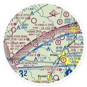 Windmillcreek Airport (85XA) VFR Sectional Sticker (20 mile)