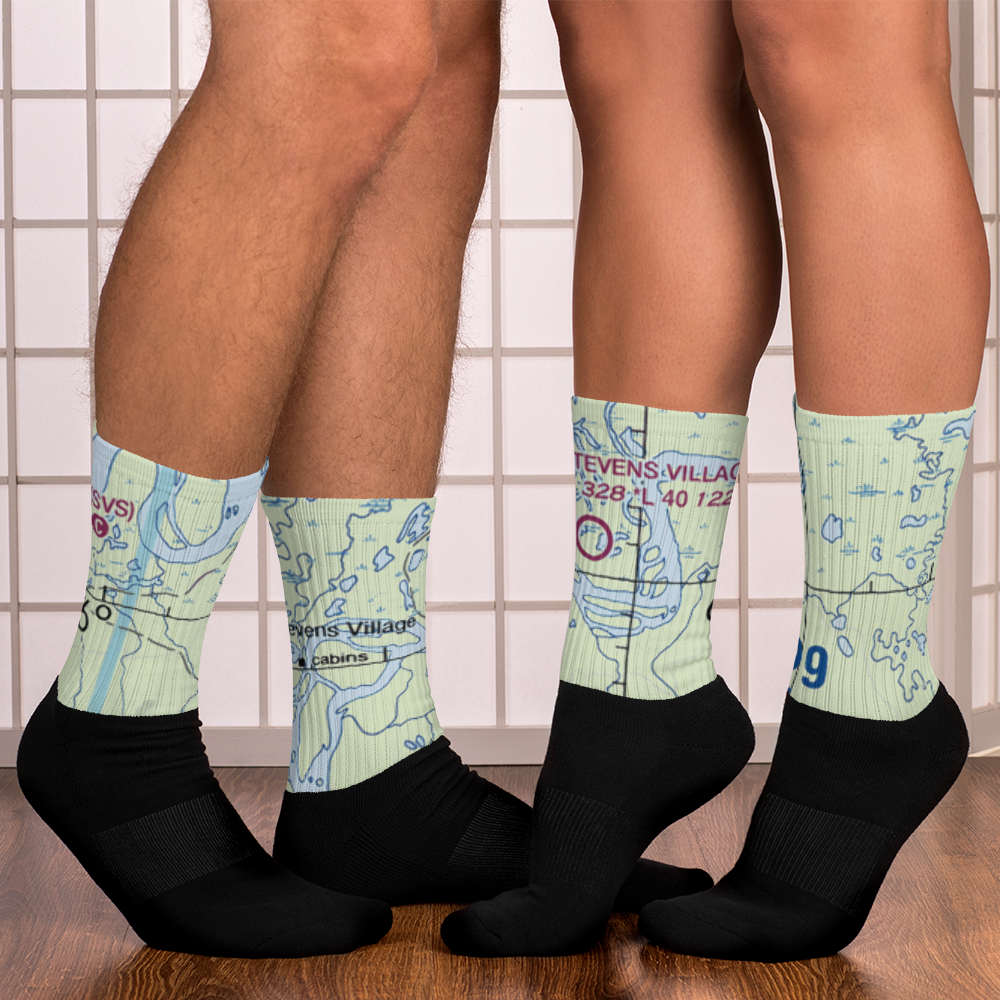 Old Stevens Village Airport (US-0272) VFR Sectional Socks 