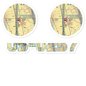 Spaceport America (90NM) VFR Sectional Sticker Pack