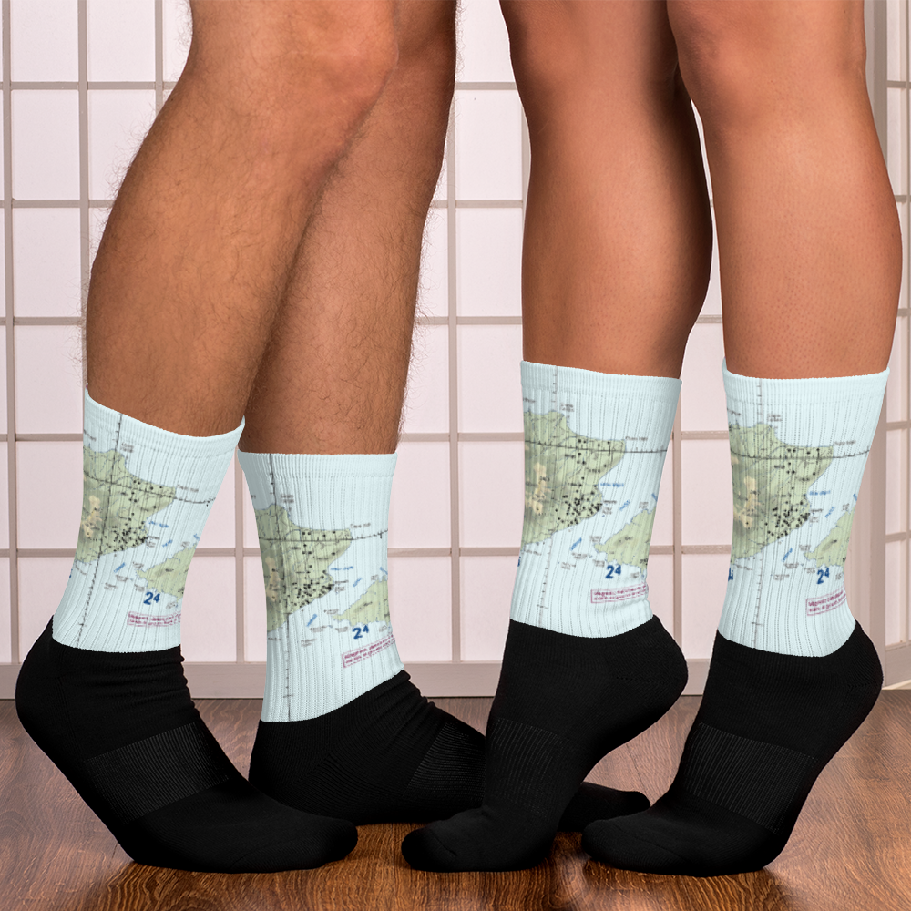 Cape Field at Fort Glenn (US-0256) VFR Sectional Socks 