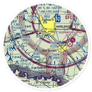 Farmer's Co-Op Airport (US-0235) VFR Sectional Sticker (20 mile)