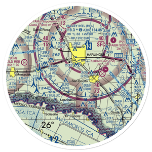 Farmer's Co-Op Airport (US-0235) VFR Sectional Sticker (30 mile)