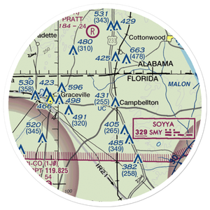 Watson Airport (US-0234) VFR Sectional Sticker (20 mile)