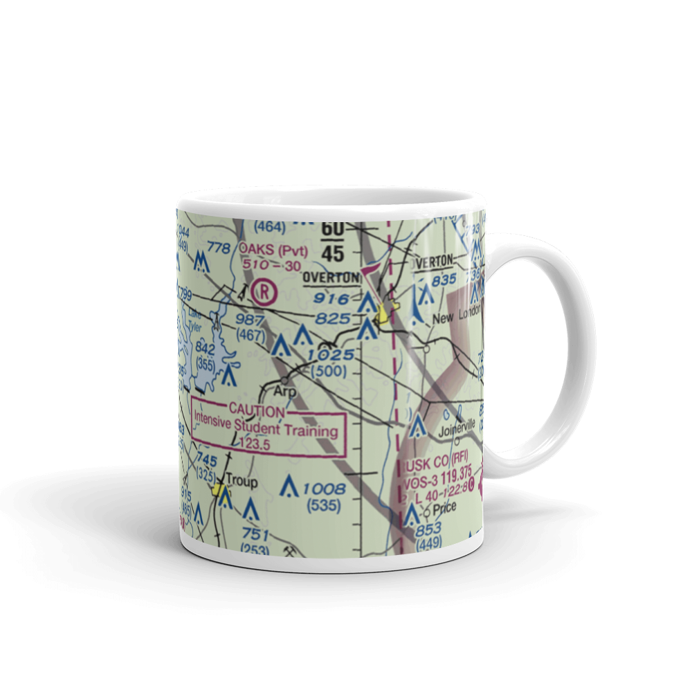 Nuttall Airport (US-0233) VFR Sectional  Mug 