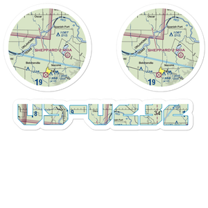 Flying F Airport (US-0232) VFR Sectional Sticker Pack