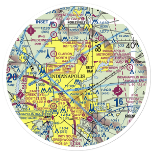 Best Lock Corp. Airstrip (US-0230) VFR Sectional Sticker (30 mile)