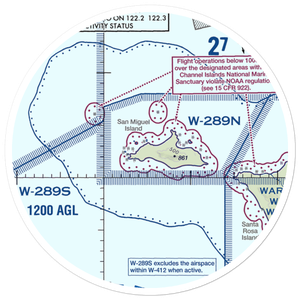 Point Bennett Research Station Airstrip (US-0228) VFR Sectional Sticker (30 mile)