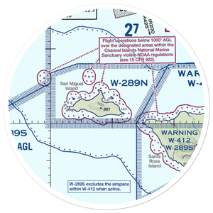 Ranger Station Airstrip (US-0227) VFR Sectional Sticker (30 mile)