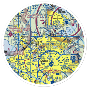 Paradise Landing Seaplane Base (0FA9) VFR Sectional Sticker (30 mile)